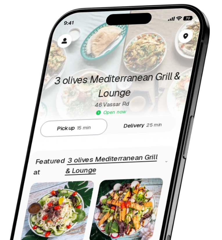 3 olives Mediterranean Grill & Lounge app preview