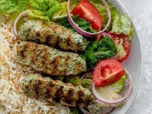 Kufta Kebab Dinner.