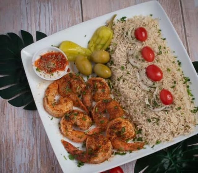 Grilled Shrimp Lunch.
