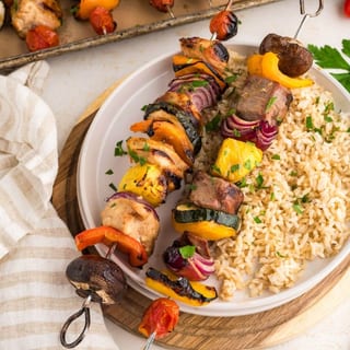 Filet Mignon Shish Kebab Dinner