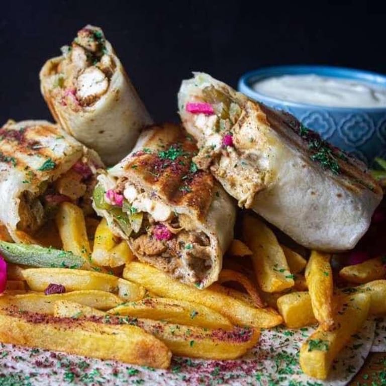 Delicious Chicken Shawarma Awaits